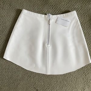 Aline vinyl mini skirt